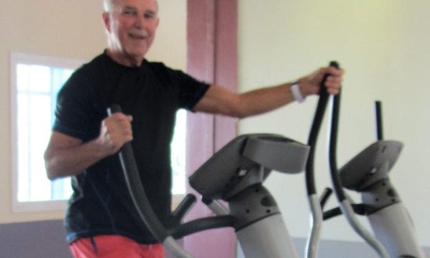 In Beweging:  Gerrit Vooren fanatieke fitnesser