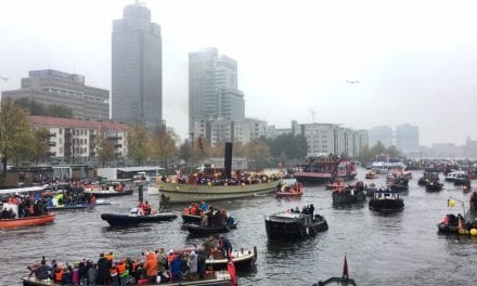 Intocht van St.Nicolaas gezellig ouderwets