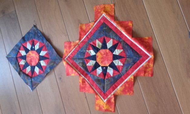 Na mantelzorg herinnering in rouwquilt