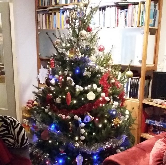 Nog even genieten van drie generaties-Kerstboom