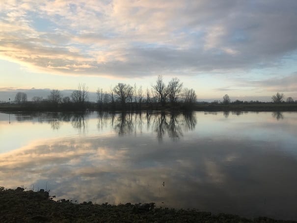 Winters wandelen, ook al is de lucht grijs