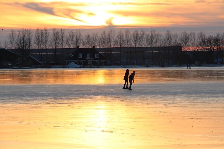 Schaatsen al weer tot herinnering versmolten