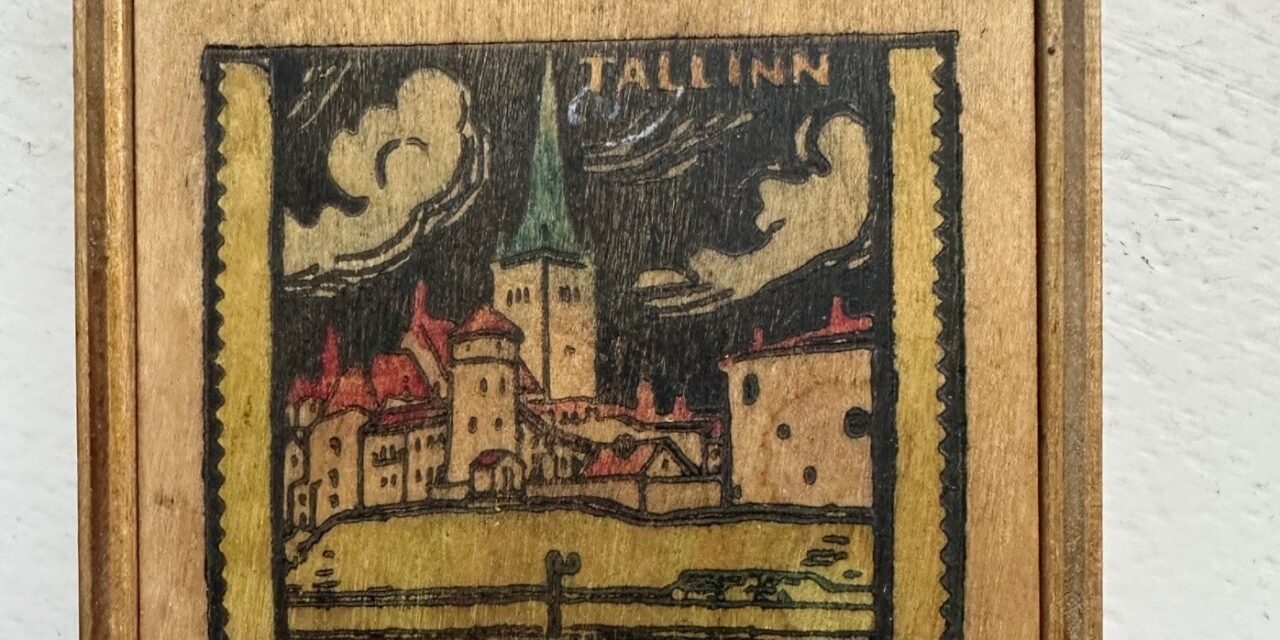 Een houten sigarettendoosje uit Tallinn