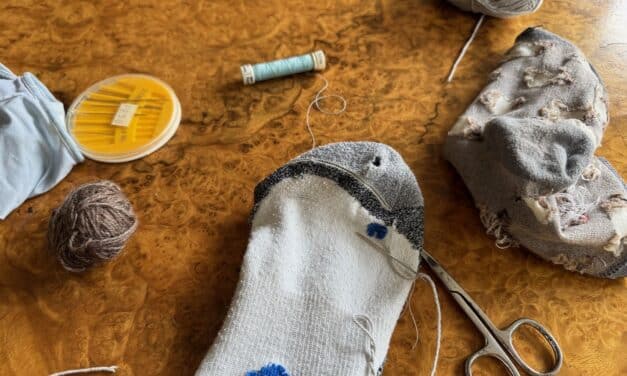 Sokken stoppen: kon Juffrouw Ceulemans mij nu zien!